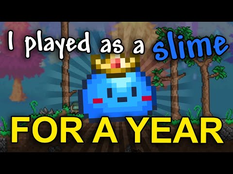 I played as a Terraria slime for a YEAR (50K + 1 year special)