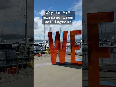 Where is “I” in Wellington sign waterfront? #wellington #wellingtonnewzealand #wellingtonnz #travel