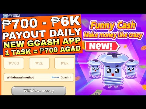 FUNNY CASH APP 1 TASK = ₱700 GCASH AGAD? PLUS TIPS HOW TO WITHDRAW DIRECT SA GCASH | NEW PAYING APP