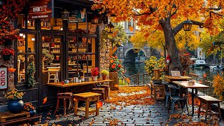 Autumn Vibes in Canalside Coffee Shop 🍁 Smooth and Exquisite November Jazz List to Work, Calm, Relax