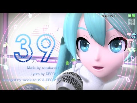 [60fps Full] 39 (Thank you) - Hatsune Miku 初音ミク Project DIVA Arcade English lyrics Romaji subtitles