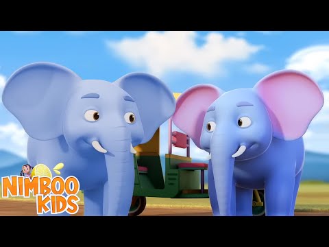 Ek Mota Hathi Gaav Ko Chala, एक मोटा हाथी, Nimboo Kids Nursery Rhymes and Cartoon Song