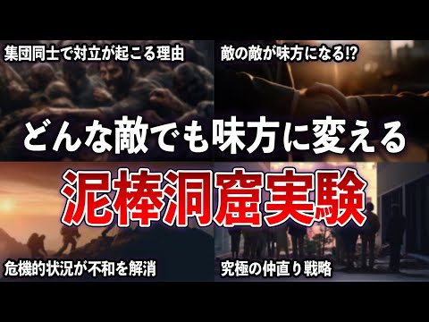 戦争もこれで解決！？ 集団の対立を解決するたった一つの方法  泥棒洞窟実験【ゆっくり解説 with ずんだもん】