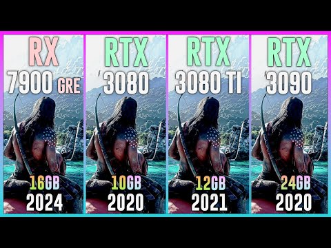 RX 7900 GRE vs RTX 3080 vs RTX 3080 TI vs RTX 3090 - Test in 20 Games