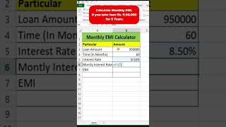 Calculate Monthly EMI for your loan amount🤩🤩