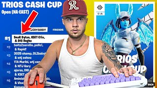 I Played My First Fortnite CASH CUP... (Trios)