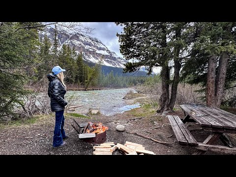 I'M OUT OF MY COMFORT ZONE | Living In A Travel Trailer in the Canadian Rockies | Van Life