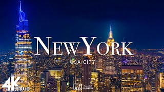 New York 4K Video UHD - Relaxing Piano Music, Beautiful Nature Scenic | Stress Relief,Anxiety Relief