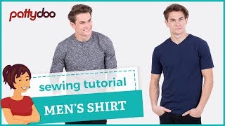 How to sew a T-shirt - step by step sewing tutorial