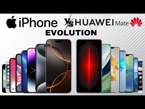 Apple iPhone Evolution vs Huawei Mate Series Evolution