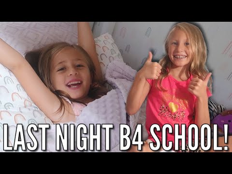 The Last Night before School Officially Starts! | Preparing for the First Day of School