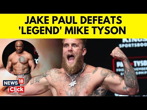 Jake Paul Vs Mike Tyson | Jake Paul Defeats 58-Year-Old In Long-Anticipated Boxing Bout Livestream