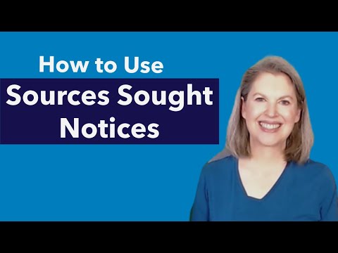 How to Use Sources Sought Notices to Win New Customers