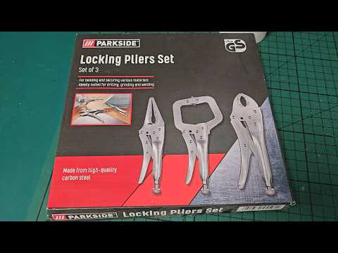 Parkside Locking Pliers Set of 3 (from Lidl or Kaufland) - quick look