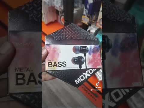 Moxom earphone metal bass