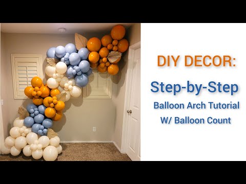 Step-by-Step Balloon Garland Tutorial w/Balloon Count