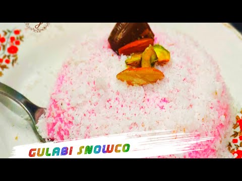 GULABI SNOWCO // 3minutes milk sweet // Rose cake