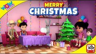 Merry Christmas! Special song for Children |Vir: The Robot Boy | Wow Kidz Rhymes