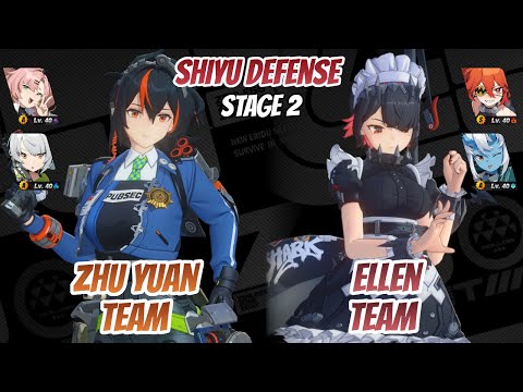 Zhu Yuan Team & Ellen Team Shiyu Defense Critical Node Stage 2 (S Rank) | Zenless Zone Zero