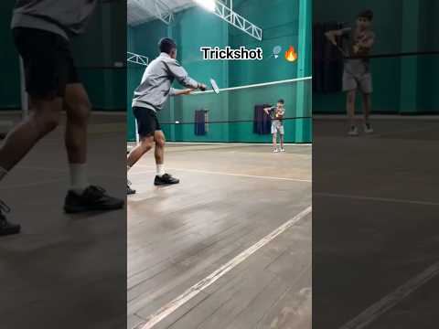 Trick shot 🏸🔥#badminton #ytshorts #subscribe