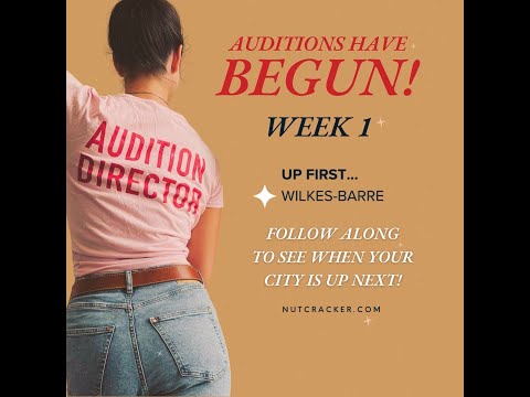 Auditions have begun!