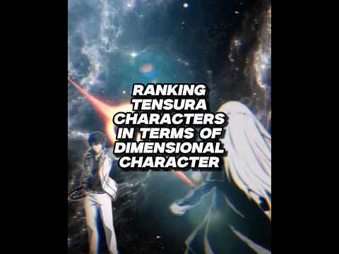 Ranking Tensura characters in terms of DIMENSIONAL CHARACTER