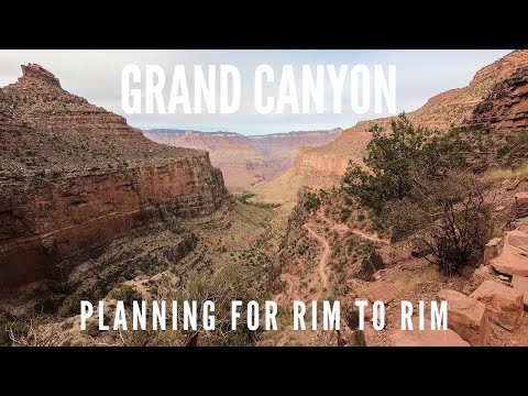 How to hike the Grand Canyon from rim to rim - national park lodging, shuttles, trails & permits