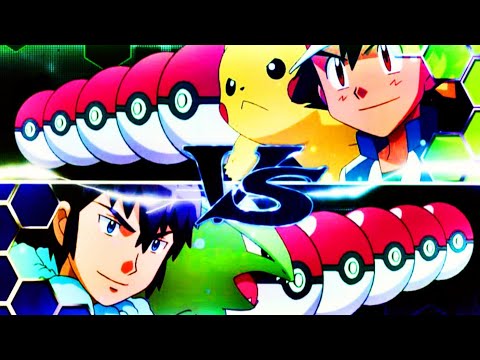 Ash vs Alain - Full Battle Part-1 Pokemon XYZ Episode 38