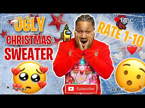 UGLY CHRISTMAS SWEATER HAUL!!! **GIRLFRIEND RATES MY OUTFITS** Vlogmas Day 1!