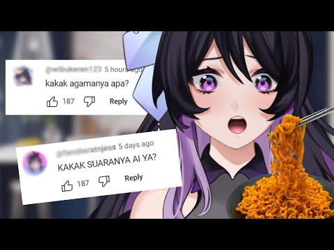 JAWAB PERTANYAAN ATAU MAKAN SAMYANG | QNA SPECIAL 13K SUBS