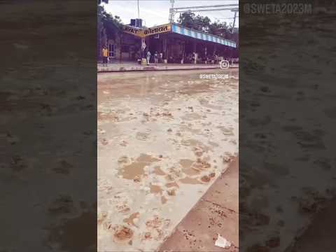 Vande Bharat at station #barsat #barish #rain #love #sawan