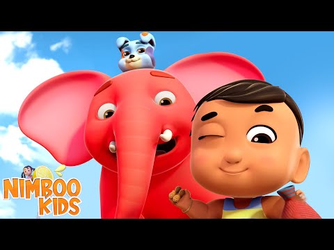 Mein Hathi Mein Hathi, मैं हाथी मैं हाथी, Hindi Children Songs and Kids Animation