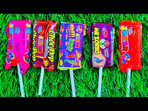 Some popular Candies in the World | New Milk Bottle | mini Cooking | Ice Cream Pop It | Asmr Coca