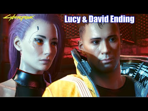 Lucy & David Surviving Together in Cyberpunk 2077 Edgerunners Ending