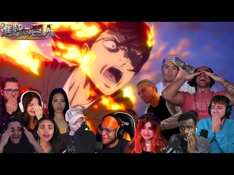 HANGE'S SACRIFICE | ATTACK ON TITAN SEASON 4 PART 3 BEST REACTION COMPILATION