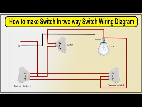 How to make Switch In 2-way Switch Wiring Diagram | 2-way light switch