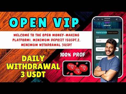 Welcome to the open money-making platform1. Minimum deposit 15USDT,2. Minimum withdrawal 3USDT