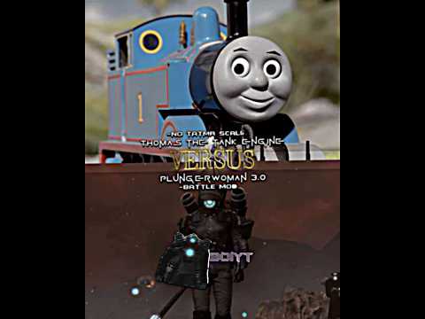 Thomas the Tank Engine vs Plungerwoman #shorts