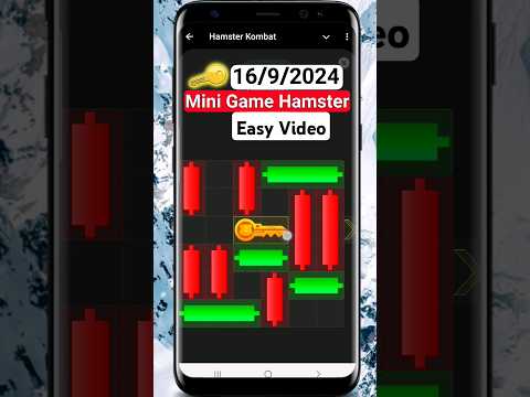 Today 16/9/2024 Mini Game Hamster Kombat | Daily combo | Daily Cipher Hamster #minigame #shorts