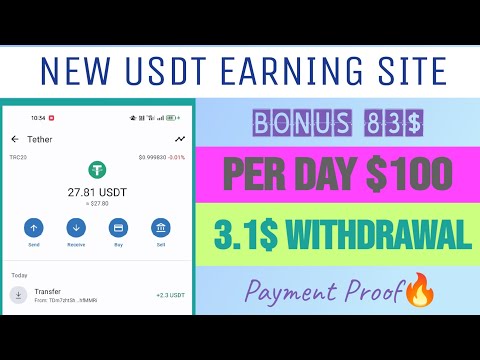 Per Click 100$ 🔥 New USDT Earning Site | Usdt Mall Income Site | Usdt Income app