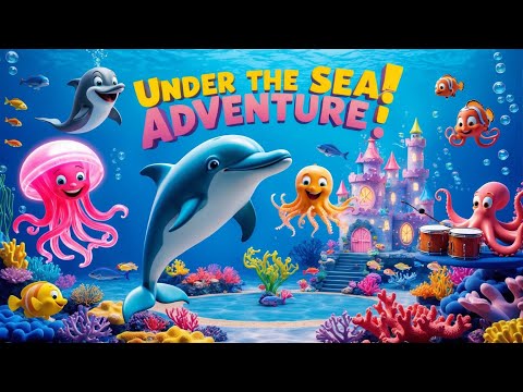 Under the Sea Adventure!  Fun & Magical Kids Song - Dance with Sea Creatures