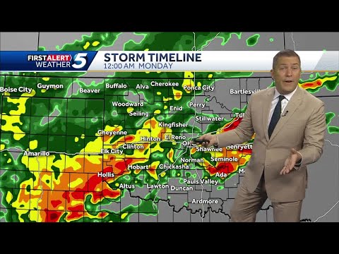 Severe storm Timeline