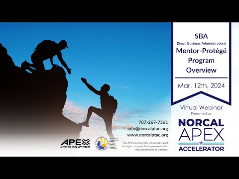 SBA Mentor Protégé Program Overview