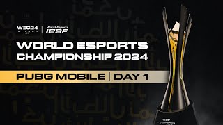 PUBG MOBILE | IESF WORLD ESPORTS CHAMPIONSHIP 2024 | DAY 1