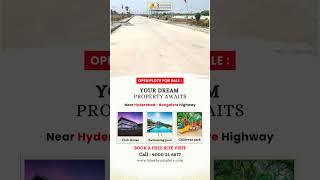 Open plots for sale in Shadnagar, Hyderabad #openplots #realestate #bhashyam #villaplots