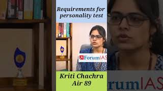 Prepration for interview #kritichachra #upscpreparation || Toppers talk