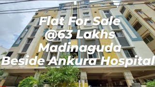 2 Bhk Flat For Resale @63Lakhs Madinaguda | Near Highway | DeepthiSri Nagar | Hyderabad | 9346352745