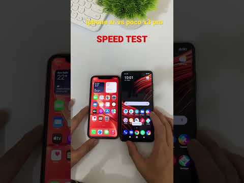 Iphone xr vs poco x3 pro Speed Test #shorts