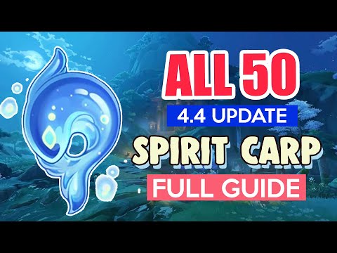 How to: GET ALL 50 SPIRIT CARP CHENYU VALE 4.4 | COMPLETE GUIDE FULL TUTORIAL | Genshin Impact