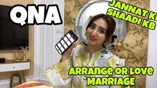 Q/A 🤍 || Jannat Ki Shadi Kab Hai? 😕 || Talha Kab Ayeingy Pakistan? 🥹